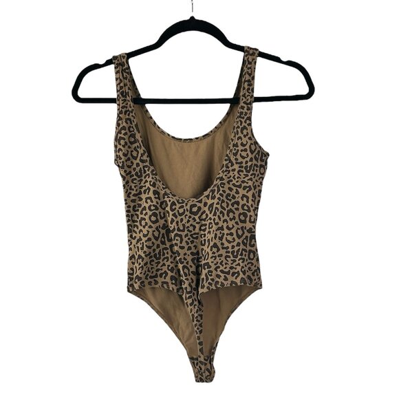 Aritzia/TNA Cheetah Print Bodysuit, Size XS - Picture 2 of 5